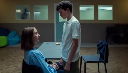 Cena da série "Adolescência" da Netflix