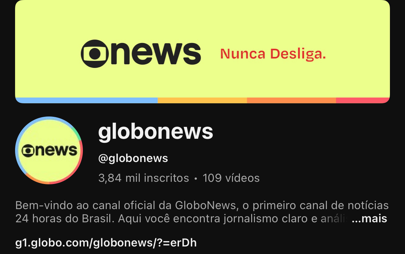 Foto: Reprodução YouTube/GloboNews