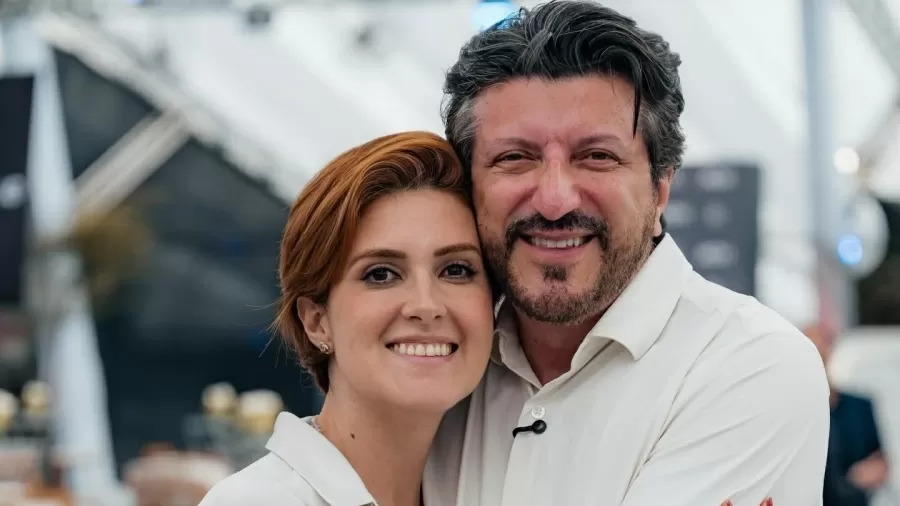 Lito Sousa e a esposa Mila