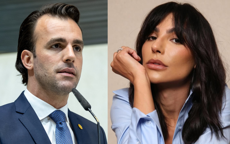 Foto: Alesp e Instagram de Cintia Chagas/Montagem por MD News