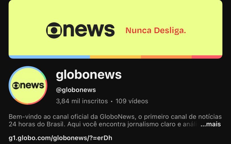 Foto: Reprodução YouTube/GloboNews