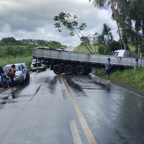 Acidente na BR-222 deixa um morto e um ferido em Bom Jesus do Tocantins, no Sudeste do Pará