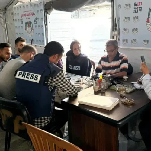 Foto: Sindicato dos Jornalistas da Palestina