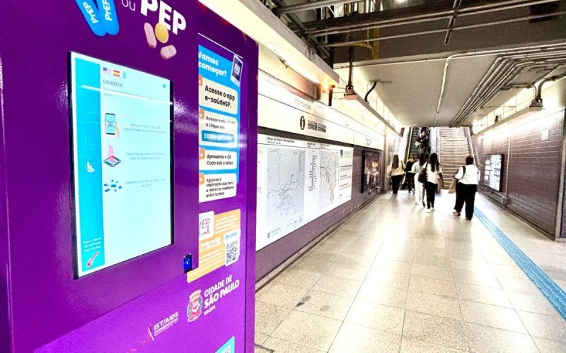 SP ganha mais uma máquina automática que fornece kits de prevenção do HIV grátis